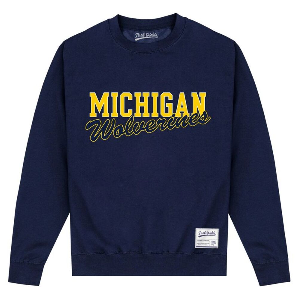 Michigan Wolverines Unisex Adult Sweatshirt / Navy Blue